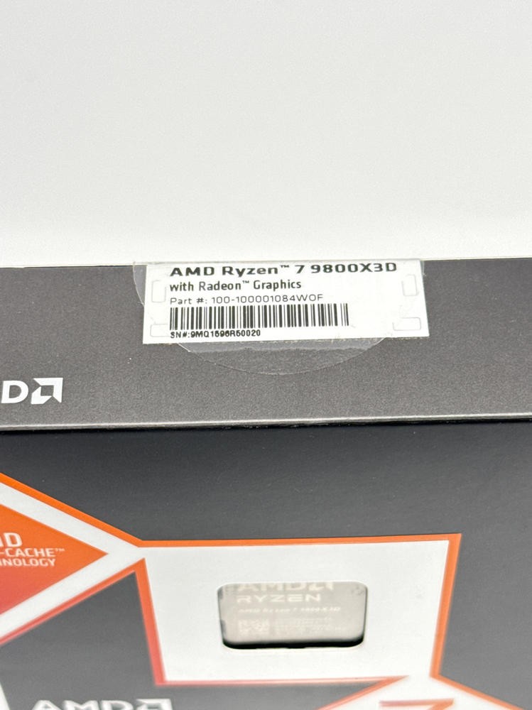AMD Ryzen 7 9800X3D 8-Core 16-Thread Desktop Processor AM5 Gaming CPU