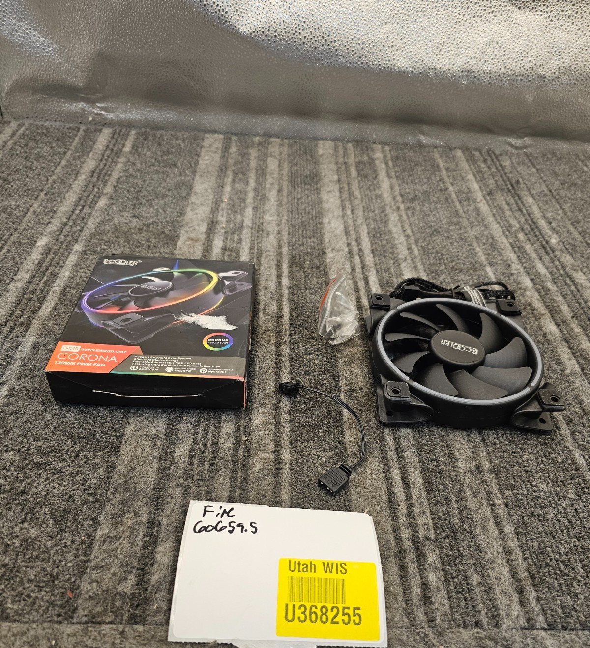 (QTY 3) PcCooler FRGB Replacement Supplement Unit Corona 120mm PWM FAN