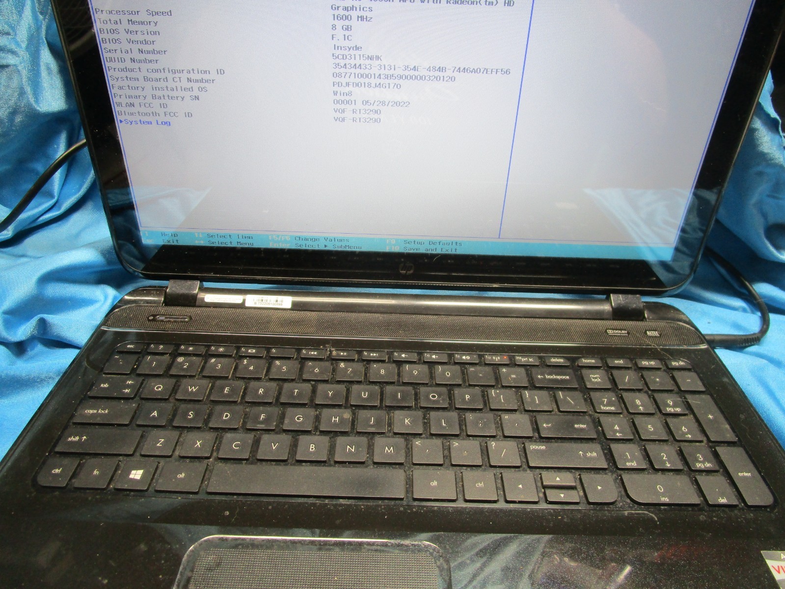 HP Pavilion 15-B153CL w/LCD Display Touch Screen 15.6″ LED 8GB RAM HD WIFI- READ