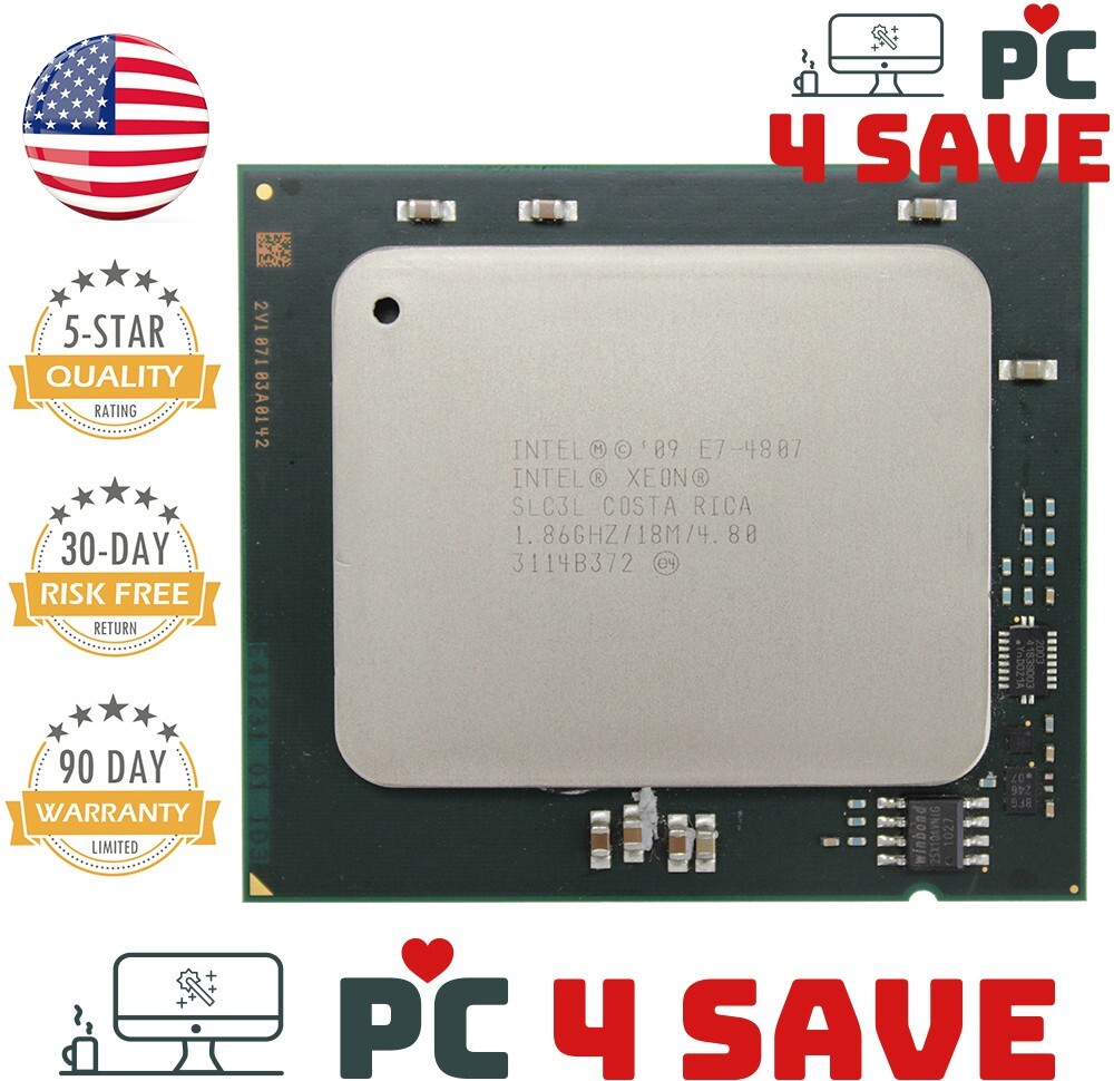 Intel Xeon E7-4807 1.87GHz 6-Core LGA1567 18MB Server CPU Processor SLC3L 95W