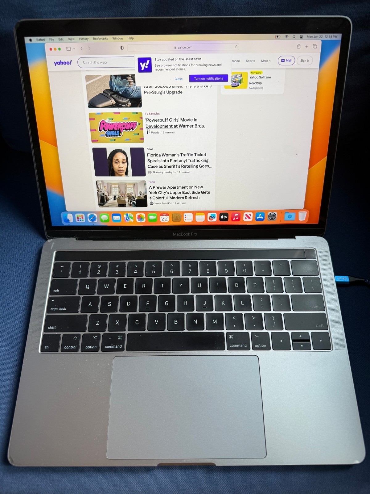 MacBook Pro 13″ 3.1GHz Intel Core i5 512GB Mid 2017 For Parts Only