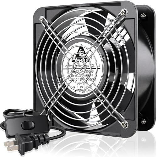 AXIAL Fan 15050 110V 120V AC 150mm x 150mm x 50mm Fan Ventilation Exhaust Pro…