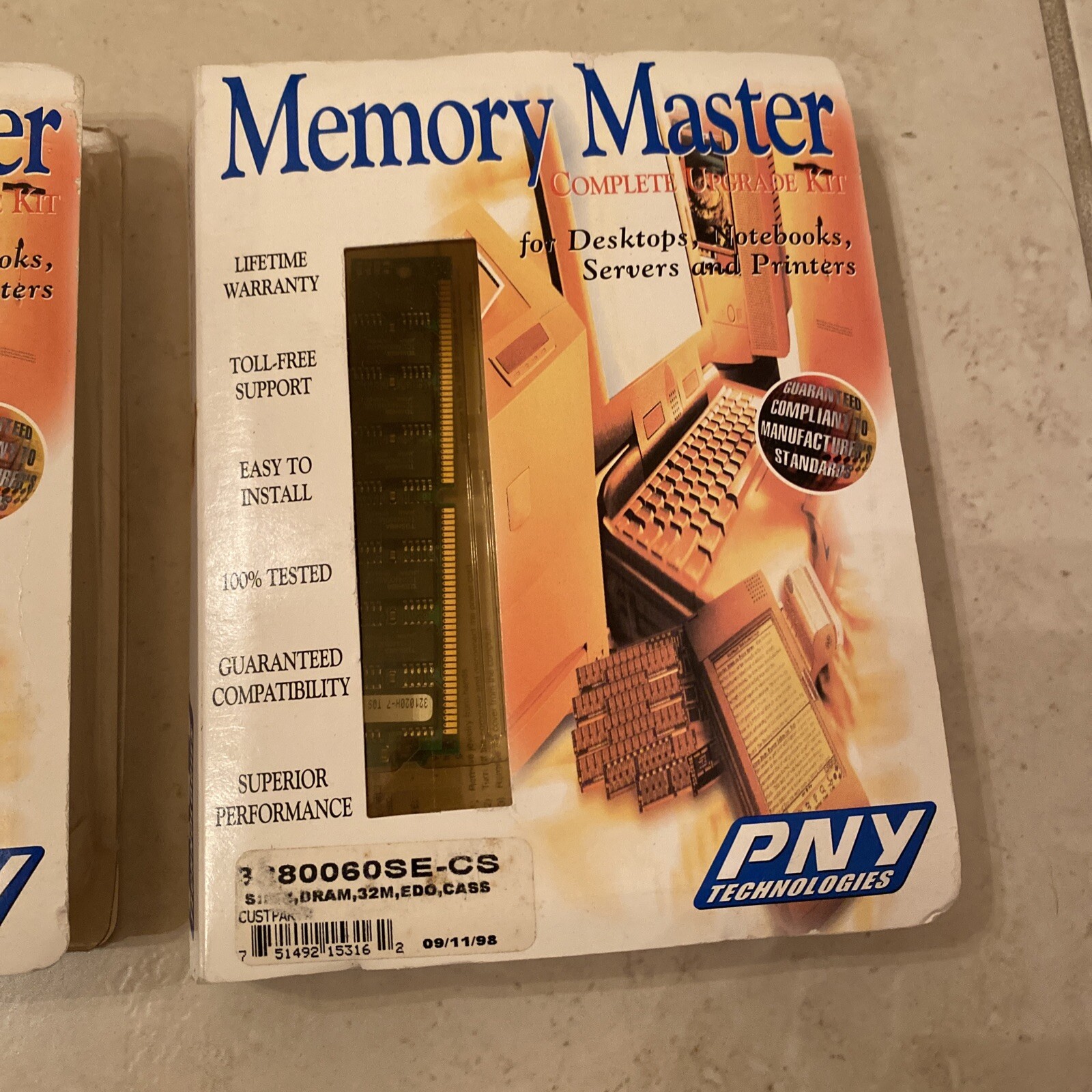 2x NEW Memory Master 3240060SE-CS Complete Upgrade Kit For Desktop/Servers. PNY