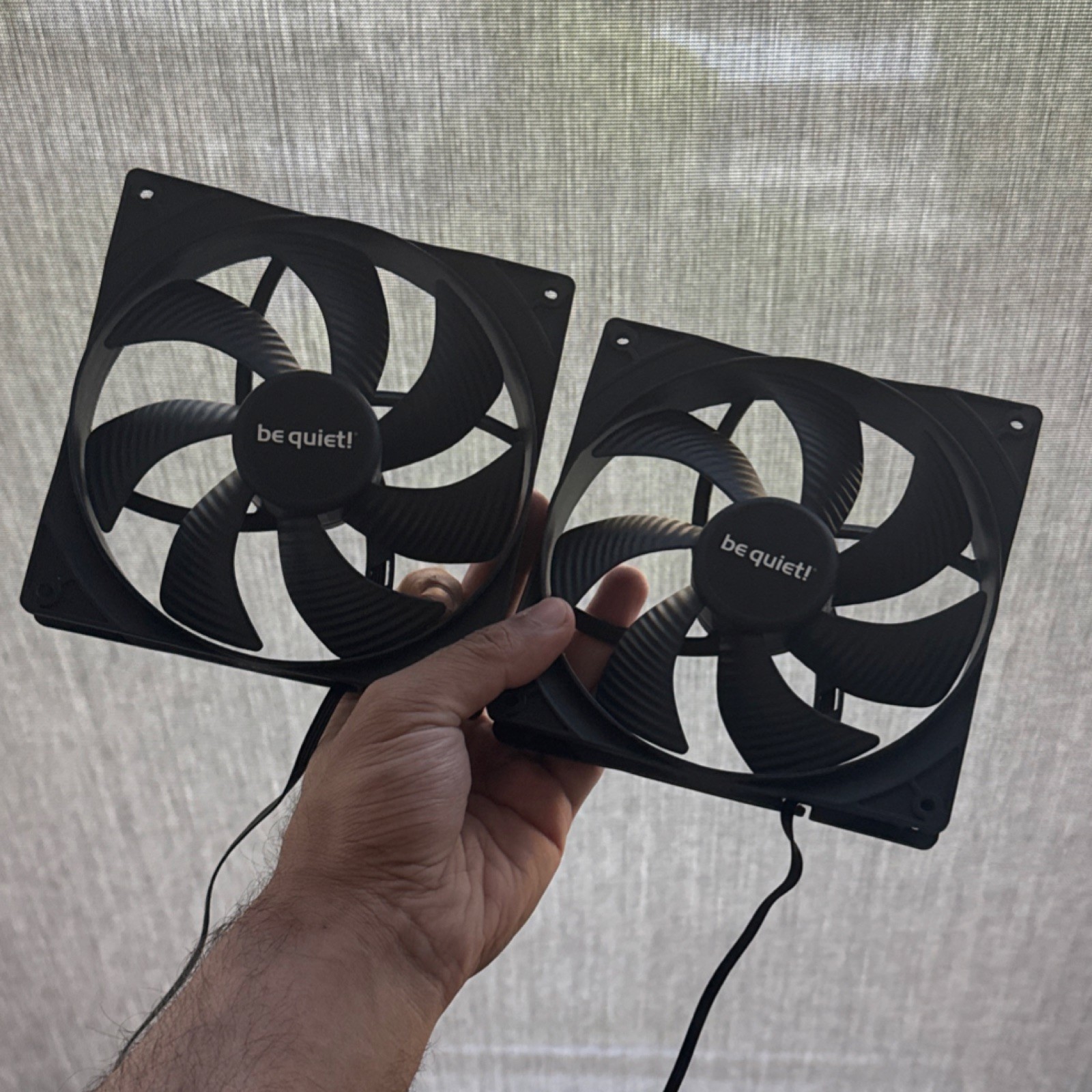 be quiet! Pure Wings 3 140mm Rifle Bearing PWM Case Fan Black (Set of two)