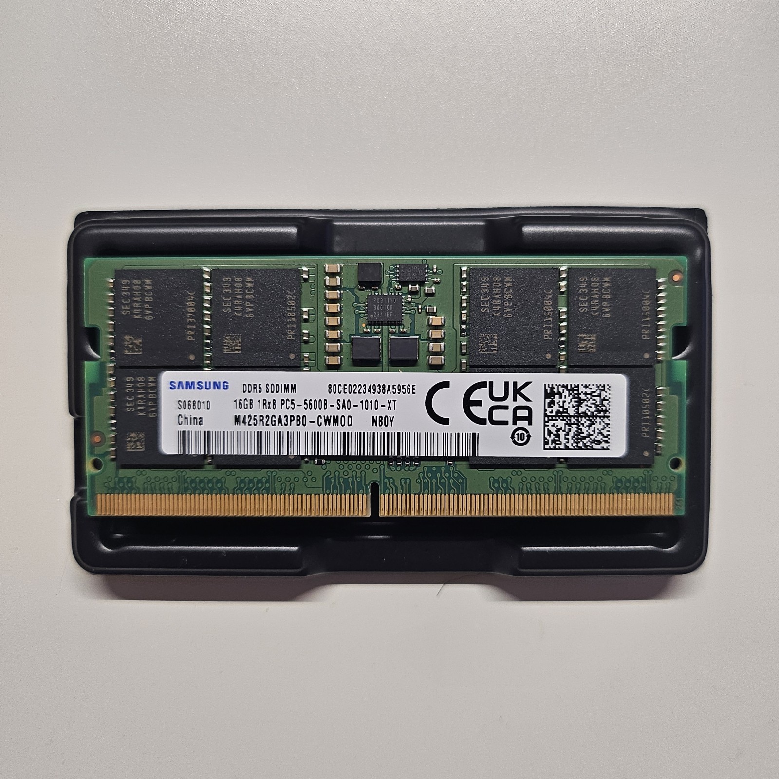 Samsung 16GB DDR5 5600MHz PC5-5600B SODIMM Laptop RAM M425R2GA3PB0-CWM0D