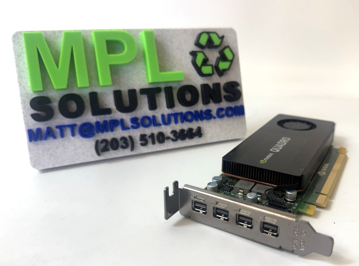 Dell NVIDIA Quadro K1200 4GB GDDR5 PCIe Low Profile Graphics Card 5Y5J0