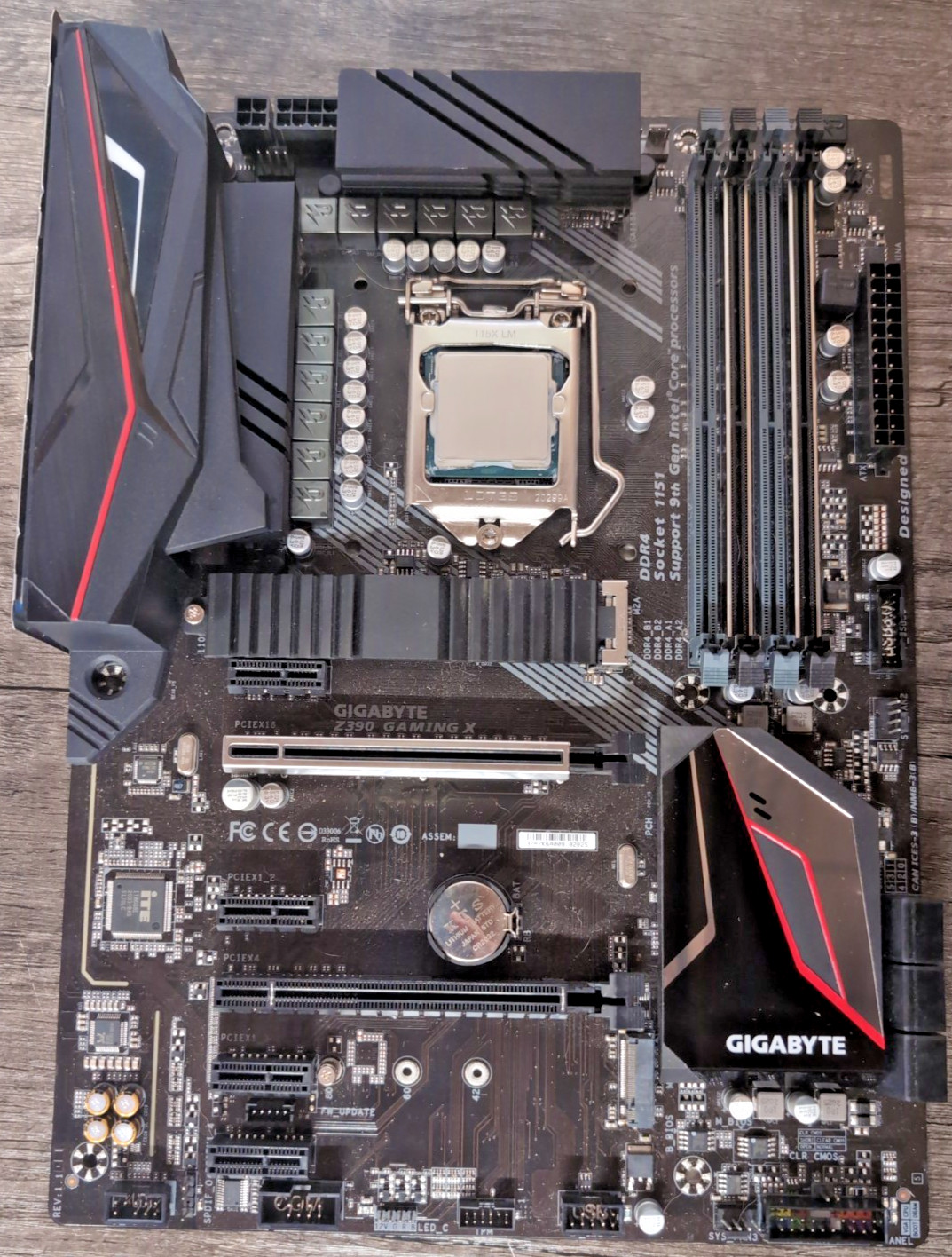 Gigabyte Z390 Gaming X LGA1151 -Intel i5-9600KF CPU w/ Thermaltake Cooler