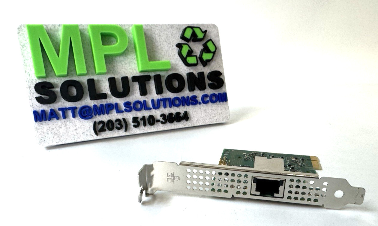 Dell I225T1 Single-Port 2.5Gigabit PCIe Network Adapter Dell P/N: 0KXH4R Tested