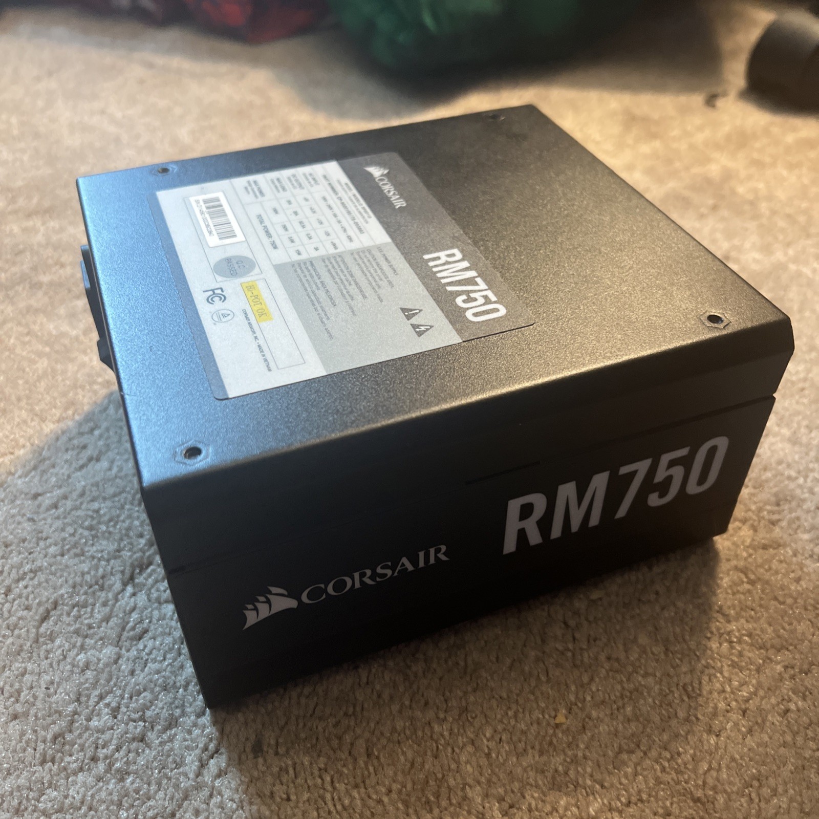 Corsair CP-9020195-NA RM750 750W 80 PLUS Fully Modular Power Supply – Black