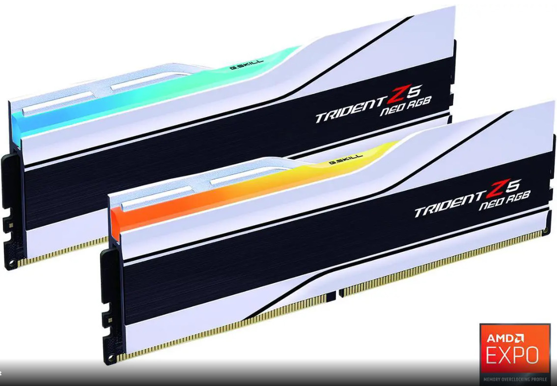 G.SKILL Trident Z5 NEO RGB 32GB (2x16GB) 6000 MT/s *CL28* (AMD EXPO) *White DDR5