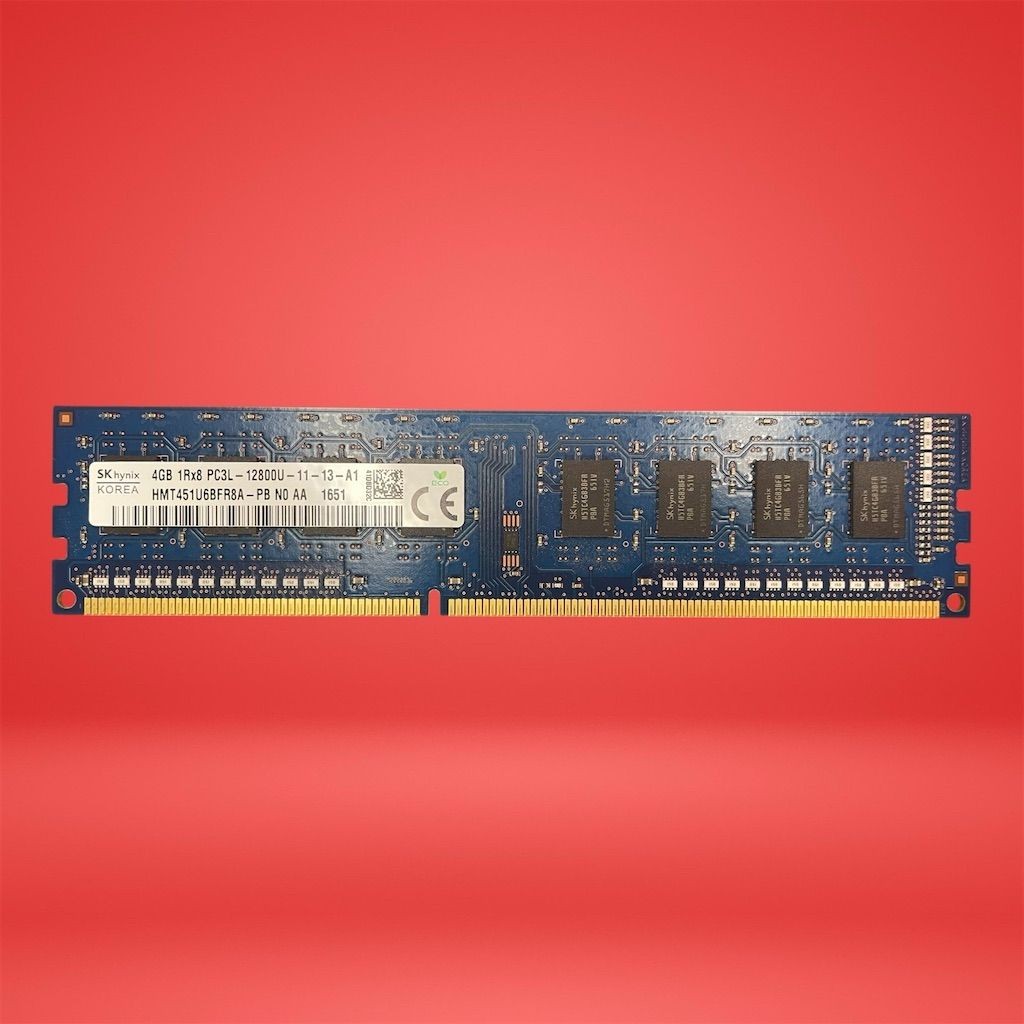 SK hynix 4GB 1Rx8 PC3L-12800U-11-13-A1 HMT451U6BFR8A-PB Memory Module