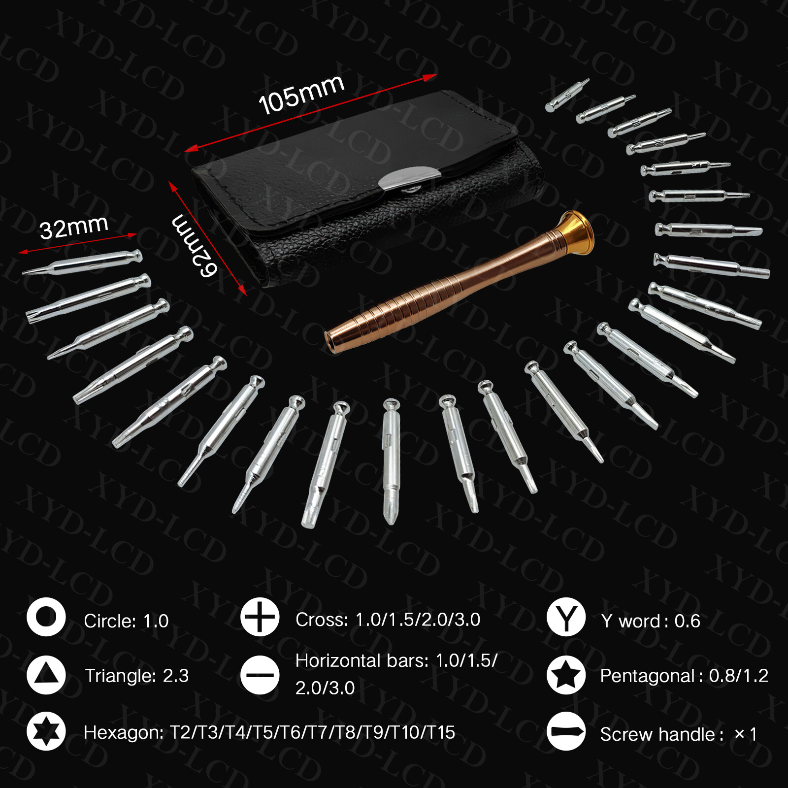 New 25 in 1 Precision Screwdriver Tools Set PC Glasses Mobile Phone Laptop Watch