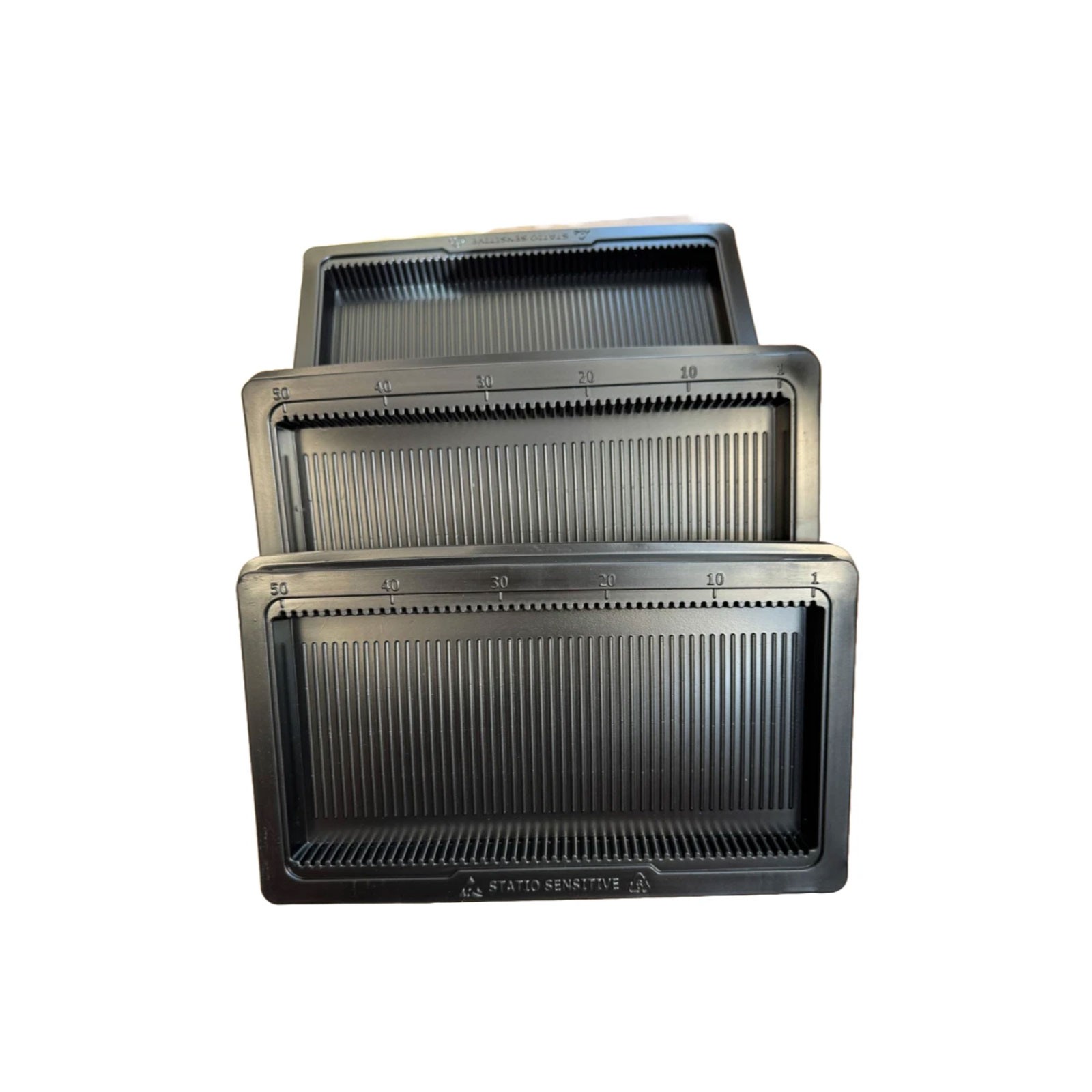 5x ESD DIMM RAM Memory Trays with Lid /Fits 50pcs DDR/DDR2/DDR3/DDR4 Desktop