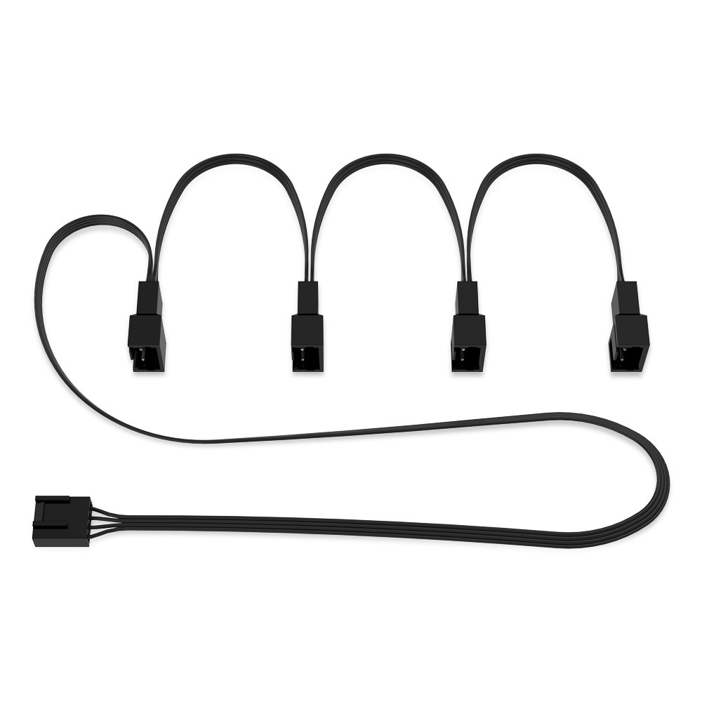ARCTIC 4-Pin PWM Fan Splitter Cable PST Extension Cable for 4 Case Fans PC Fans