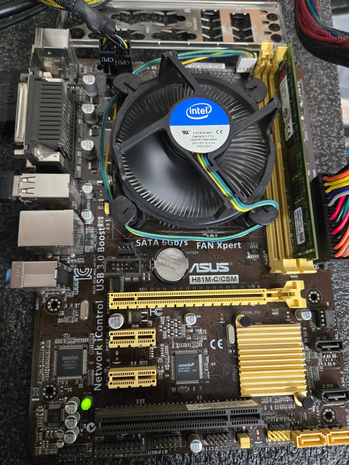 ASUS H81M-C/CSM LGA1150 MICRO ATX MOTHERBOARD W/ INTEL I7-4770 3.10GHZ 8GB RAM