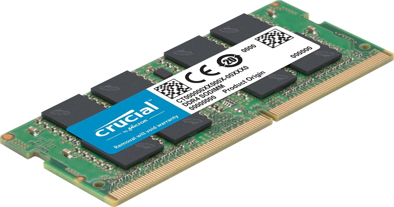Crucial RAM 8GB DDR4 3200MHz CL22 (or 2933MHz or 2666MHz) Portable Memory CT8G4S