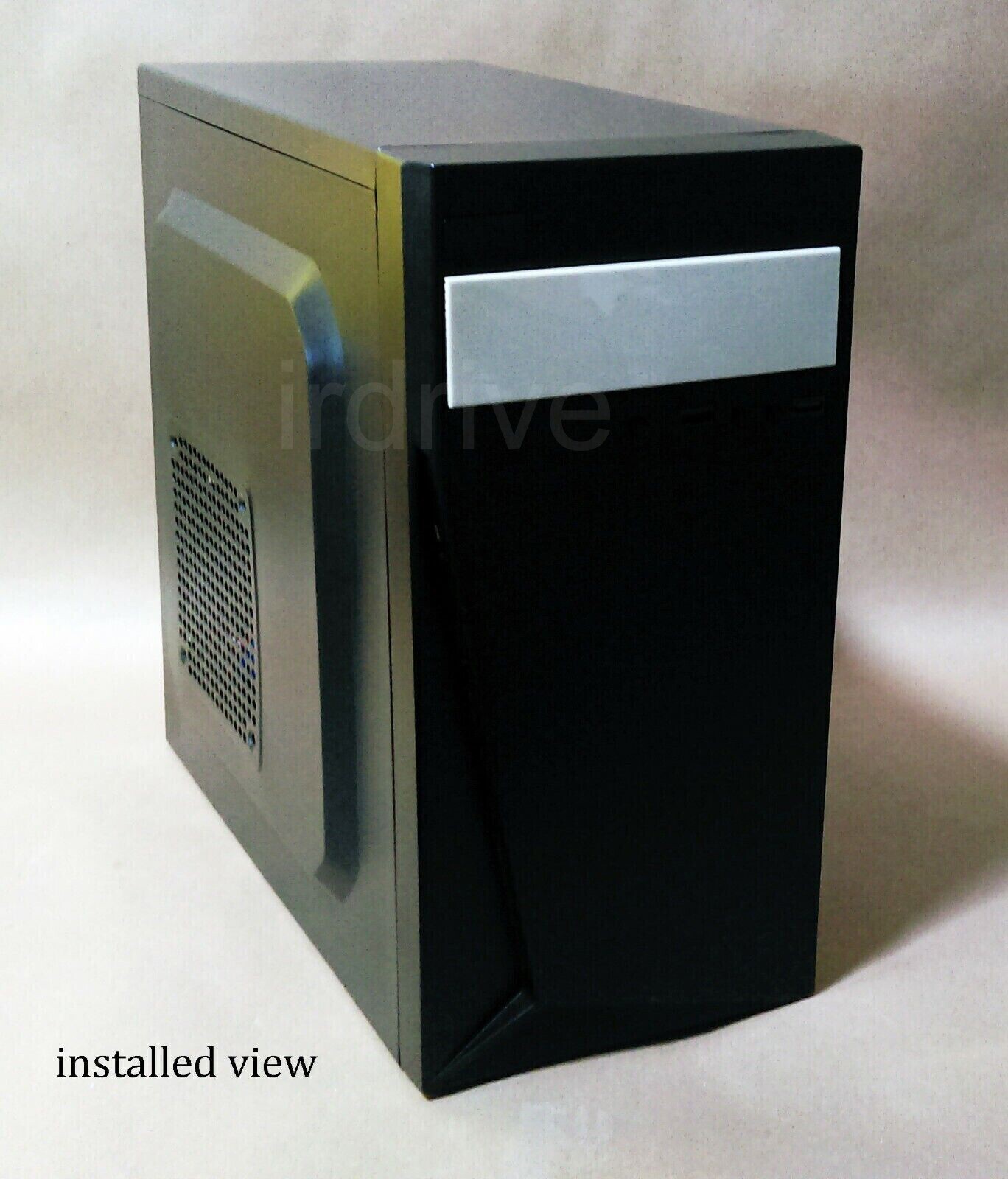 New Evercool Desktop PC Case Front 5.25″ Drive Bay Beige Panel Storage Drawer
