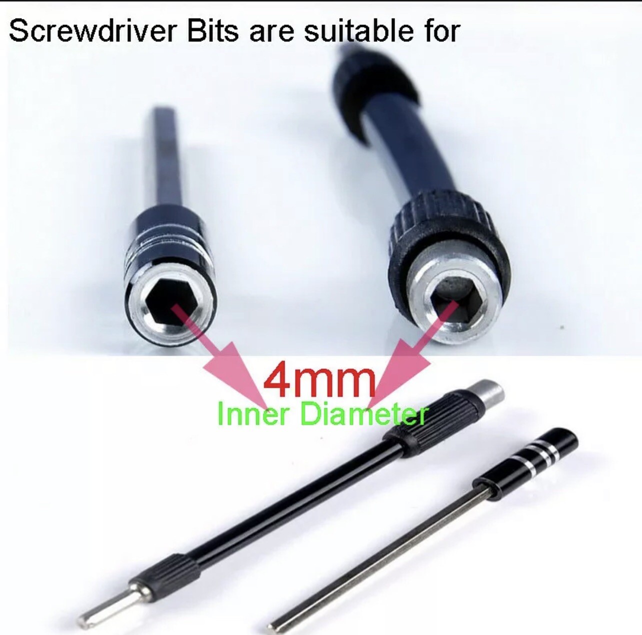 JIS #0 #1 #2 #3 Screwdriver Bit Set for J1 J0 J00 J000 Screws Micro Hex 4mm