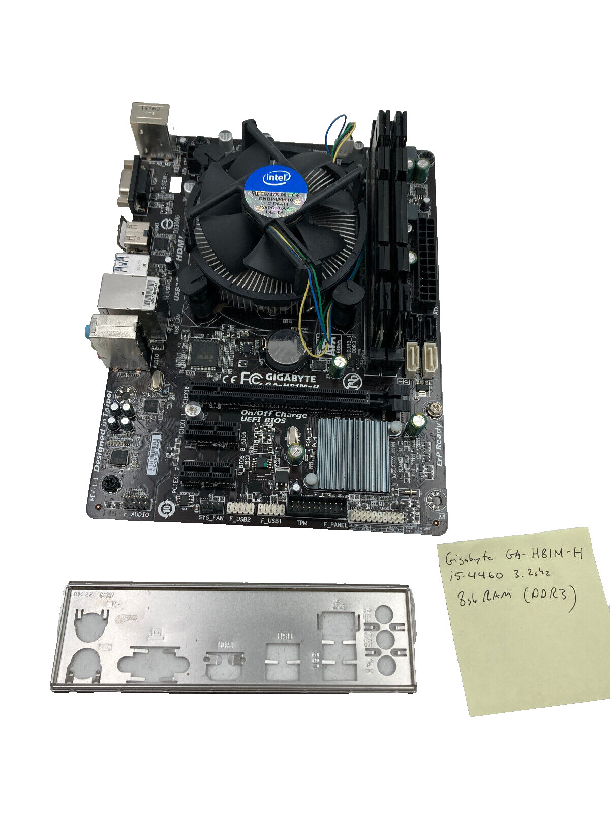 GIGABYTE Motherboard GA-H81M-H i5-4460 3.2GHz 8GB RAM DDR3 Tested
