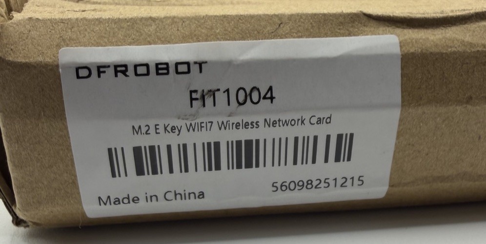 DFROBOT M2 E KEY WIFI7 WIRELESS NETWORK CARD BE200