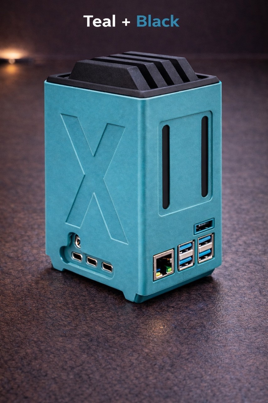 Raspberry pie 5 NAS enclosure case X