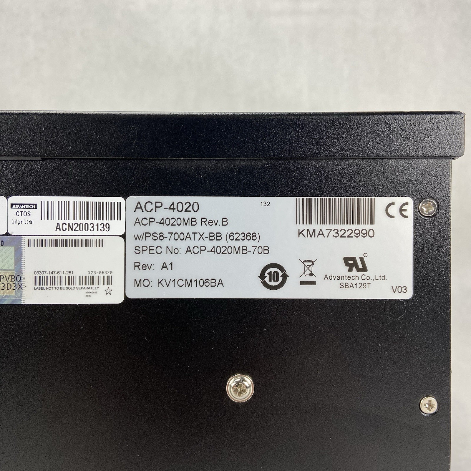 Advantech ACP-4020 4U Rackmount Chassis Bare Bones No PSU