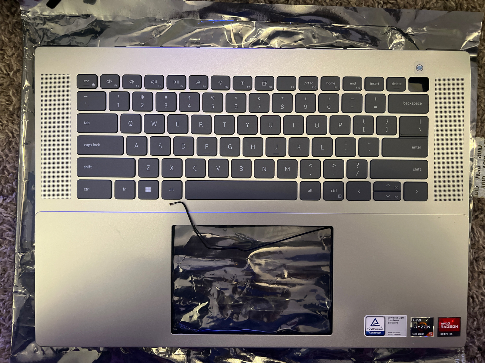 Dell Inspiron 16 5625 Laptop Palmrest with Backlit HJ5PC 0HJ5PC Small Dent B50