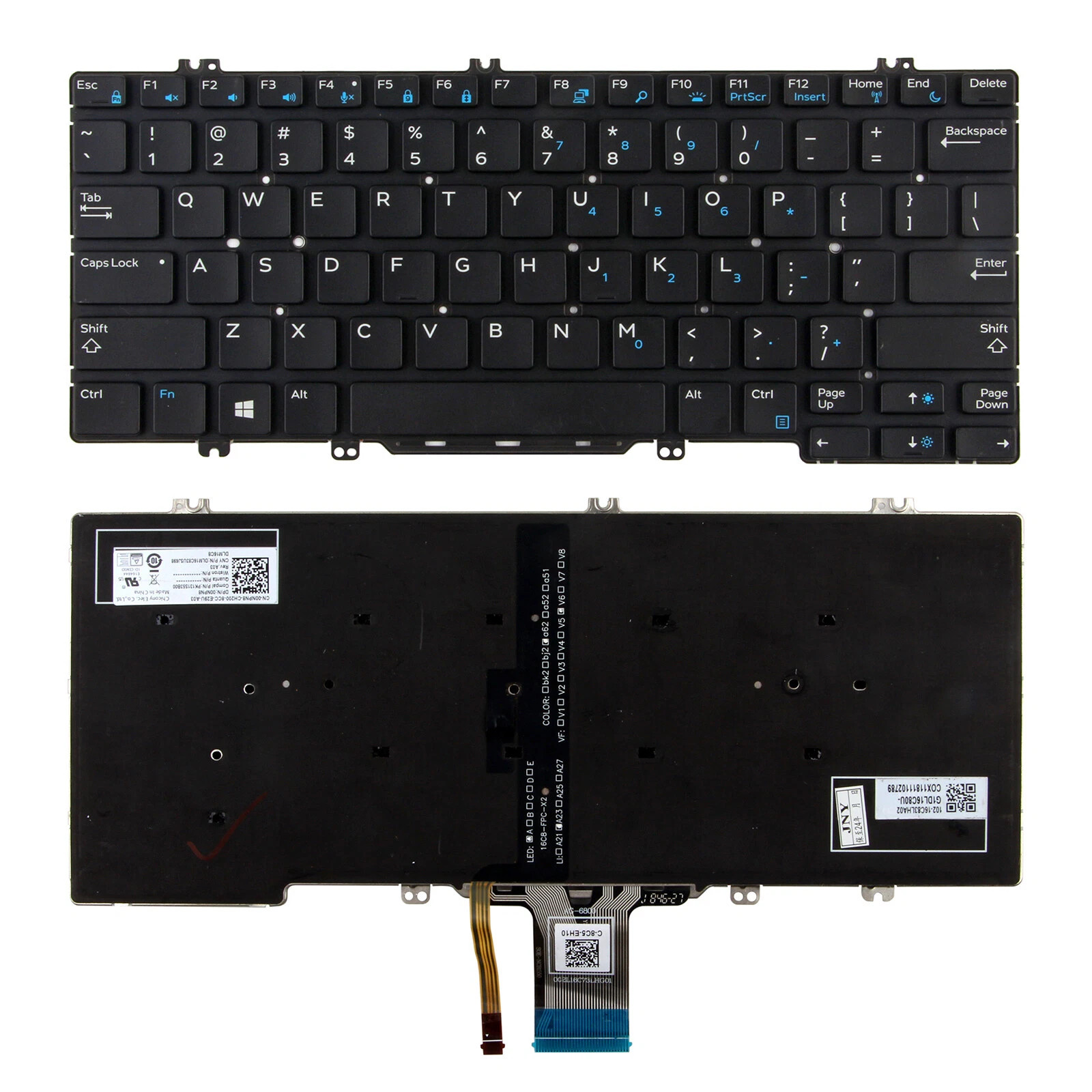 NEW Keyboard Backlight for Dell Latitude 5280 5290 7280 7290 7380 7390 US