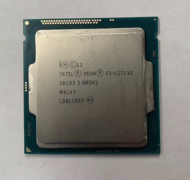Intel E3-1271 V3 SR1R3 QUAD-CORE SOCKET LGA 1150 3.6 Ghz