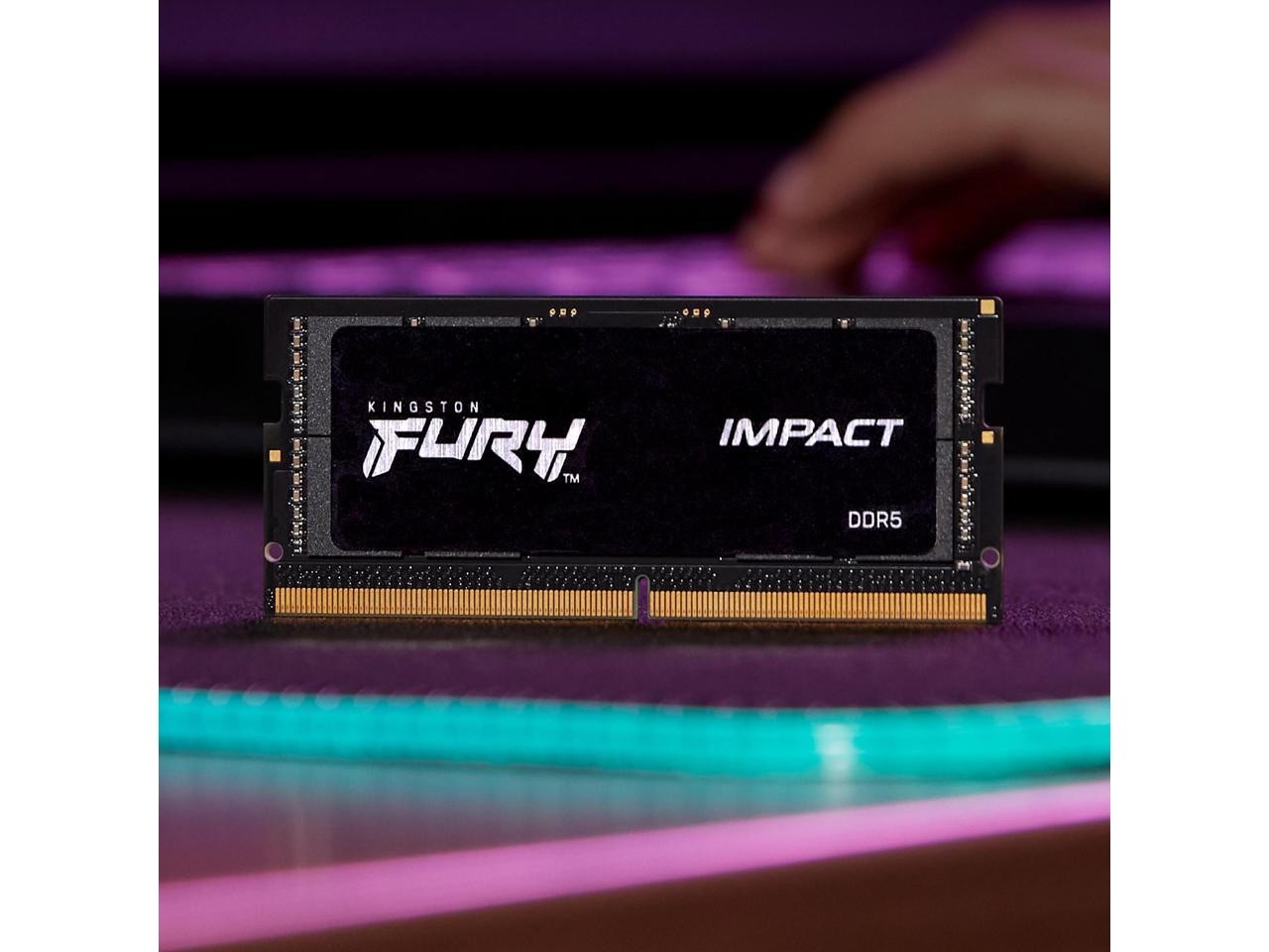 Kingston 16GB 6400MT/s DDR5 CL38 SODIMM FURY Impact XMP