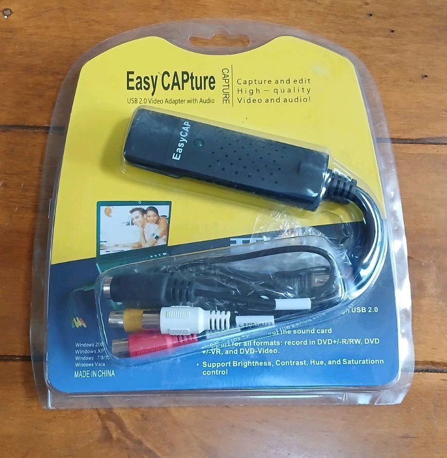 EasyCAP Capture USB 2.0 Video Adapter with Audio New Sealed