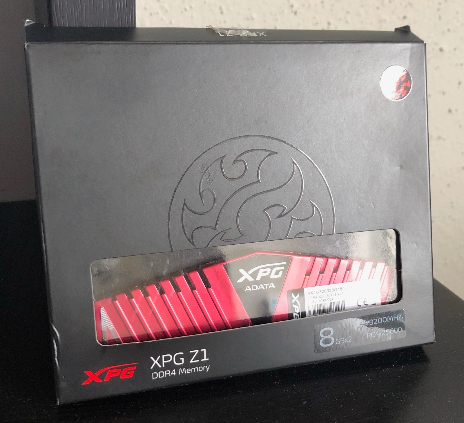 Adata XPG Z1 DDR4 3200MHz 8GB Memory RAM stick SINGLE unused in box