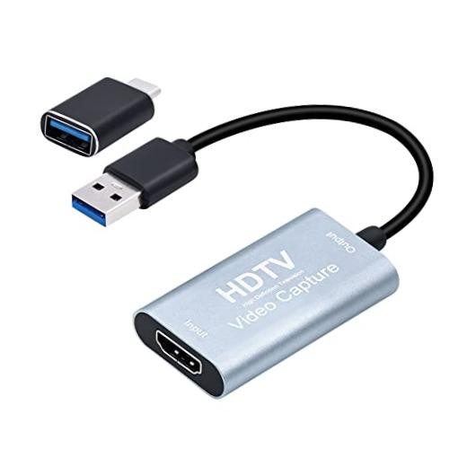 4K HDMI Video Capture Card USB C, Video Capture Device for Live