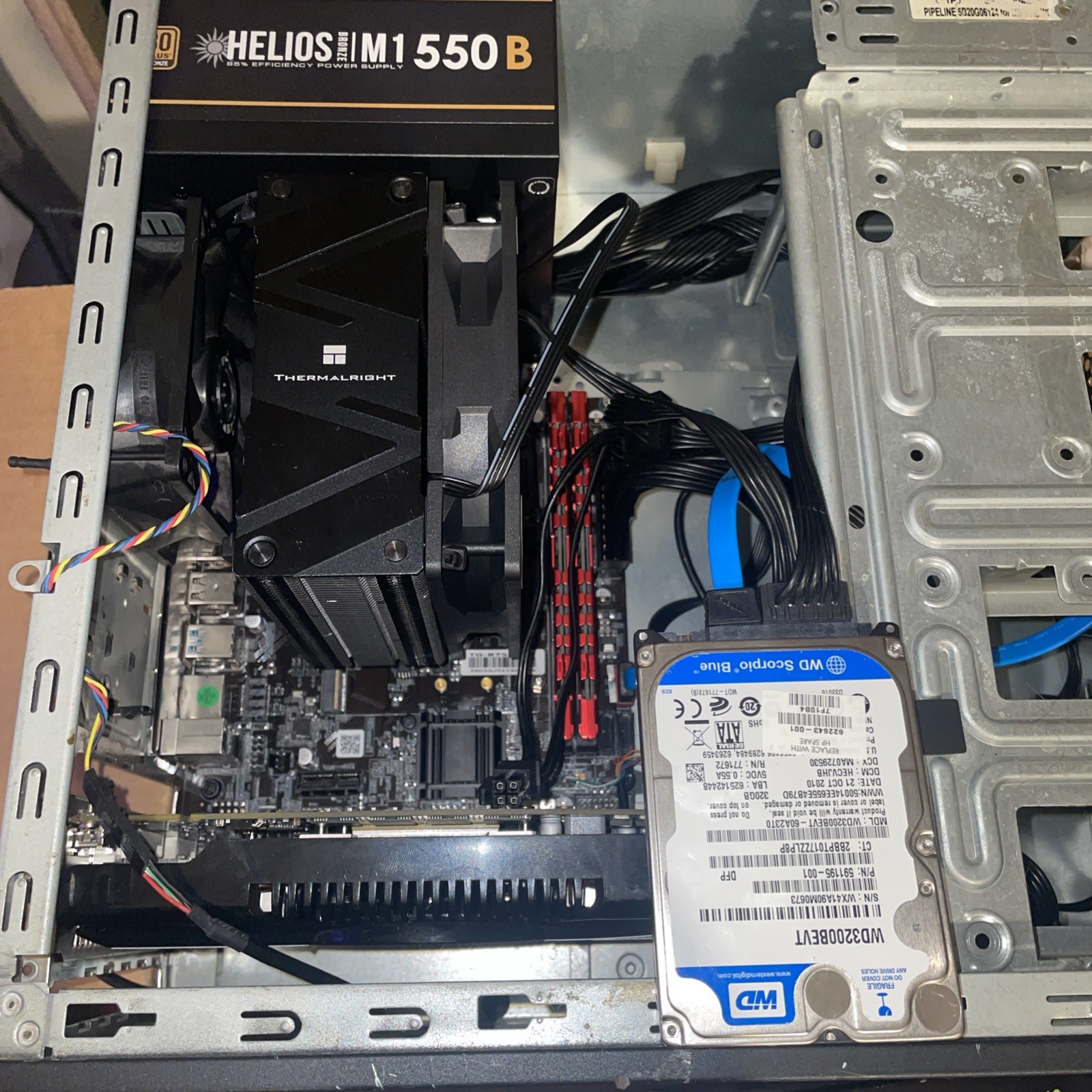 B75 High Performance LGA1155 i7 PC 8GB DDR 320gb Storage 550w 80b Build W GPU