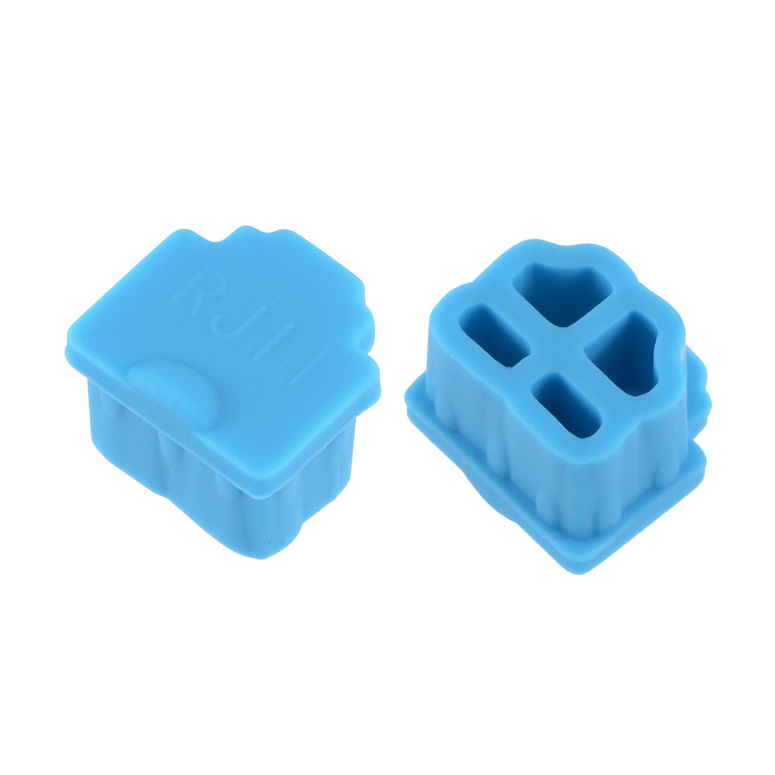 20pcs RJ11 Silicone Protector Telephone Modular Port anti-Dust Cap Cover, Blue