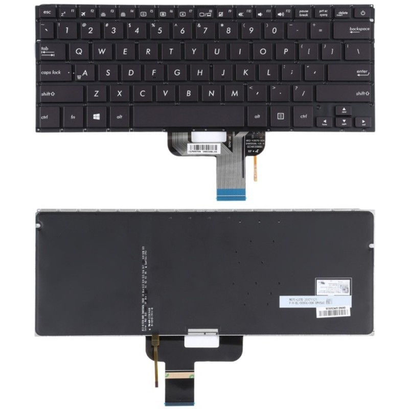 Backlit Laptop Keyboard Plastic Metal Construction For RX410U RX310 Series