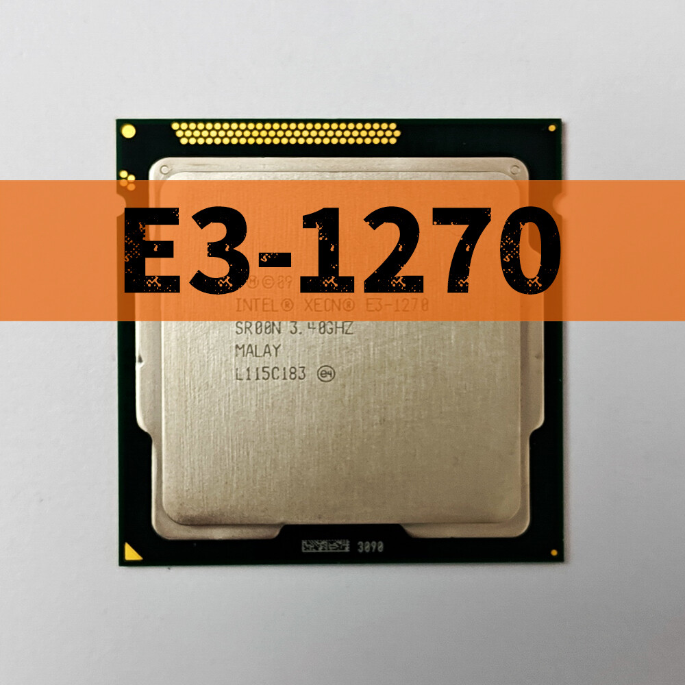 Intel Xeon E3-1270 SR00N 3.4GHz 4 Cores 8 Threads 8MB 80W LGA1155 CPU Processor