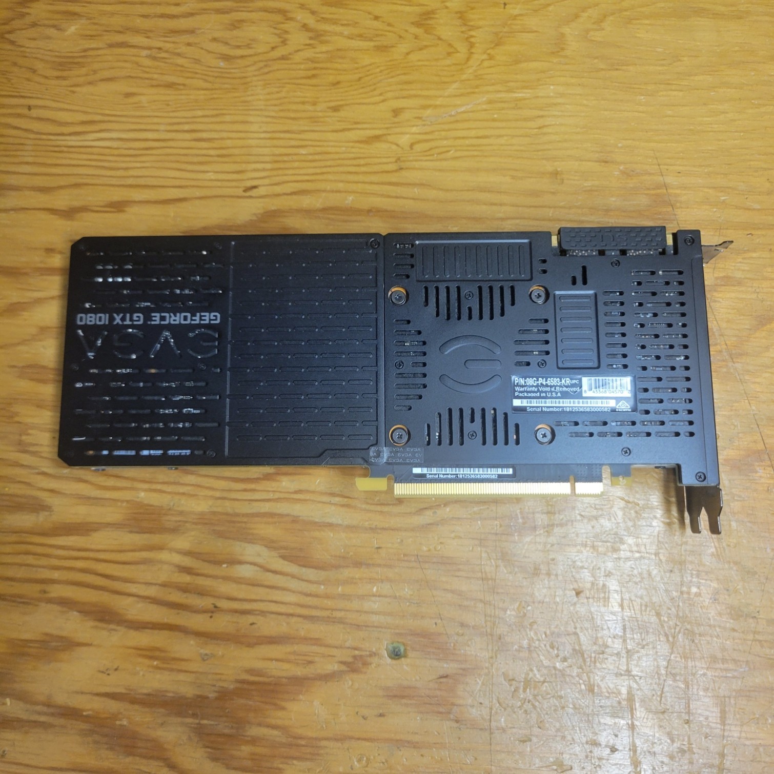 EVGA GeForce GTX 1080 8GB GDDR5X Graphics Card (No Display)