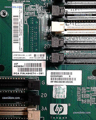 HP PROLIANT DL160 G6 SYSTEM BOARD 18MB 511805-001 494274-001 6-MONTH WARRANTY