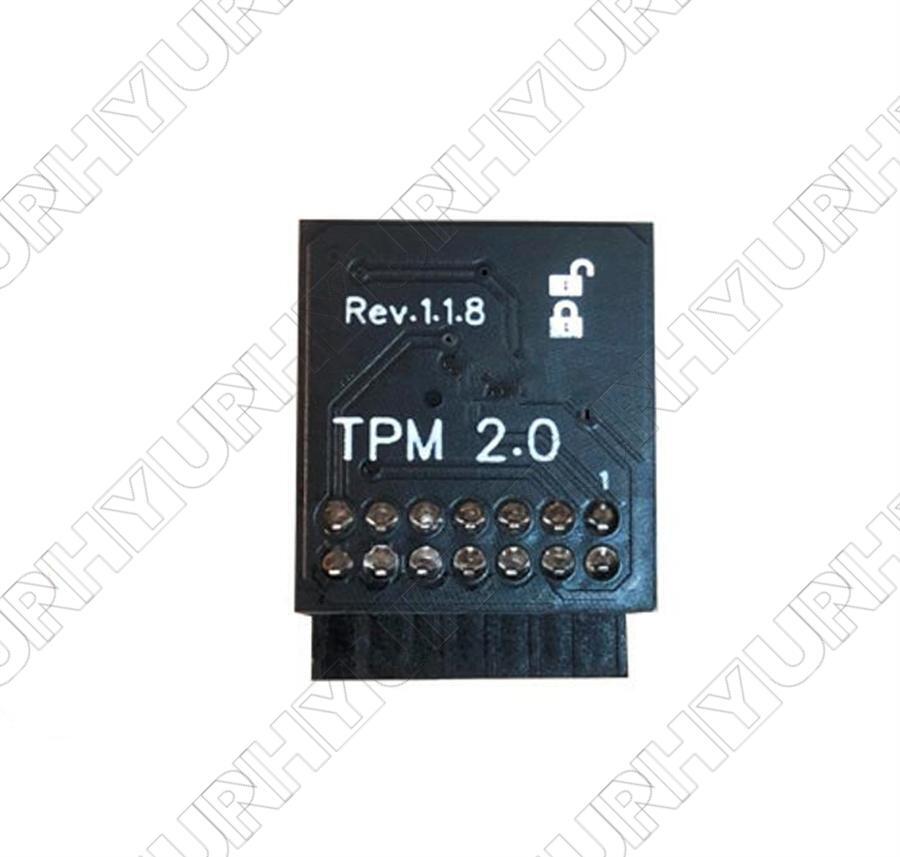 1 x TPM 2.0 Security module Trusted Platform Module for MSI 14PIN LPC MS-4136