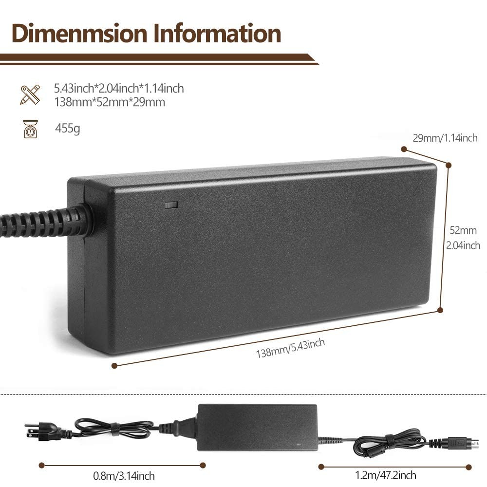 4-Pin 12V 8.33A – 9A Power Adapter for Synology Disk Station 4-Bay DS410 DS41…