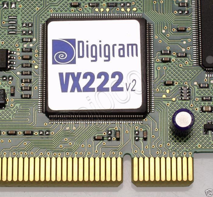 Digigram VX222 v2 24bit AES/EBU Digital Audio Balanced XLR Broadcast NEW IN BOX