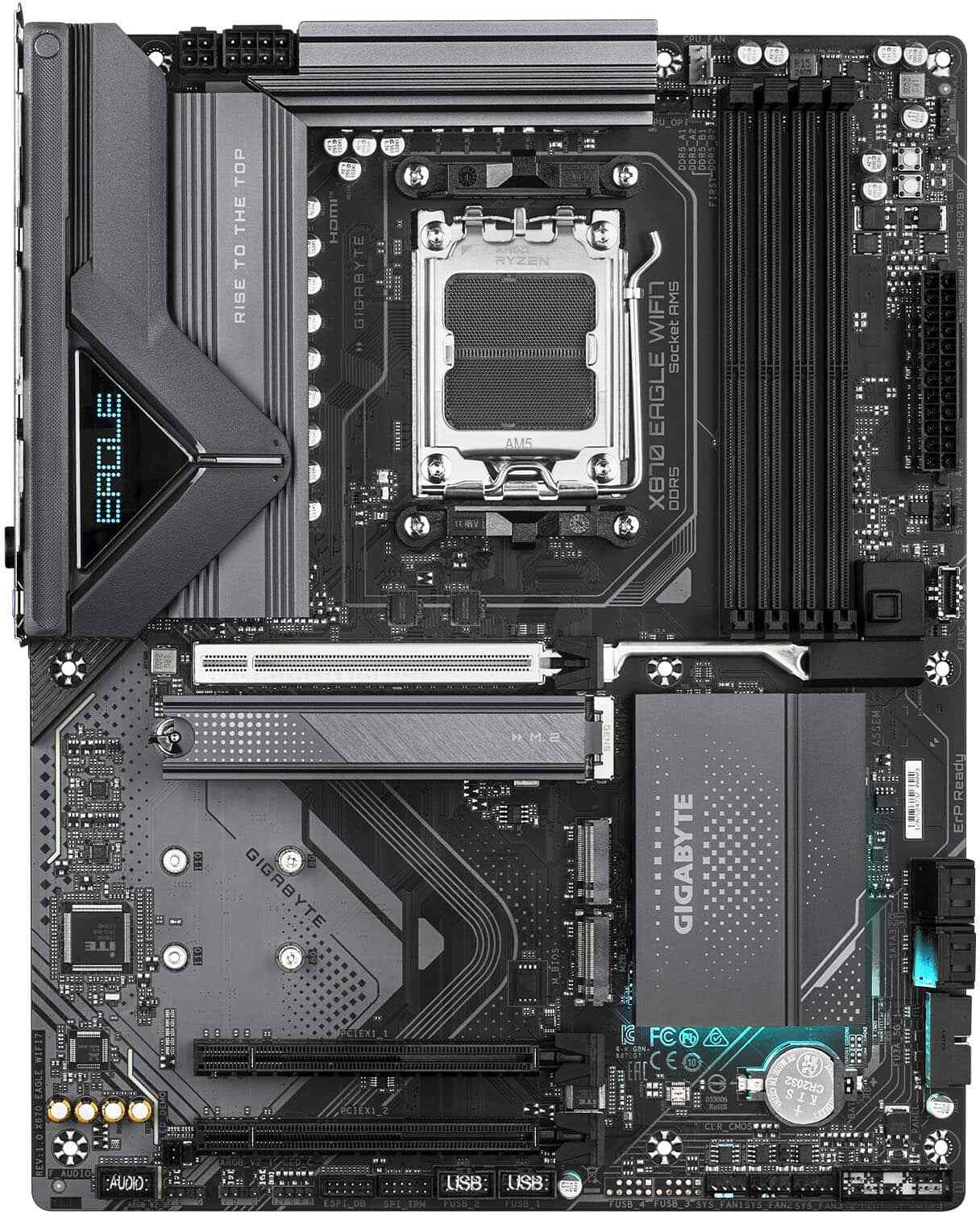 GIGABYTE – X870 EAGLE WIFI7 (Socket AM5) AMD X870 ATX DDR5 Wi-Fi 7 Motherboar…