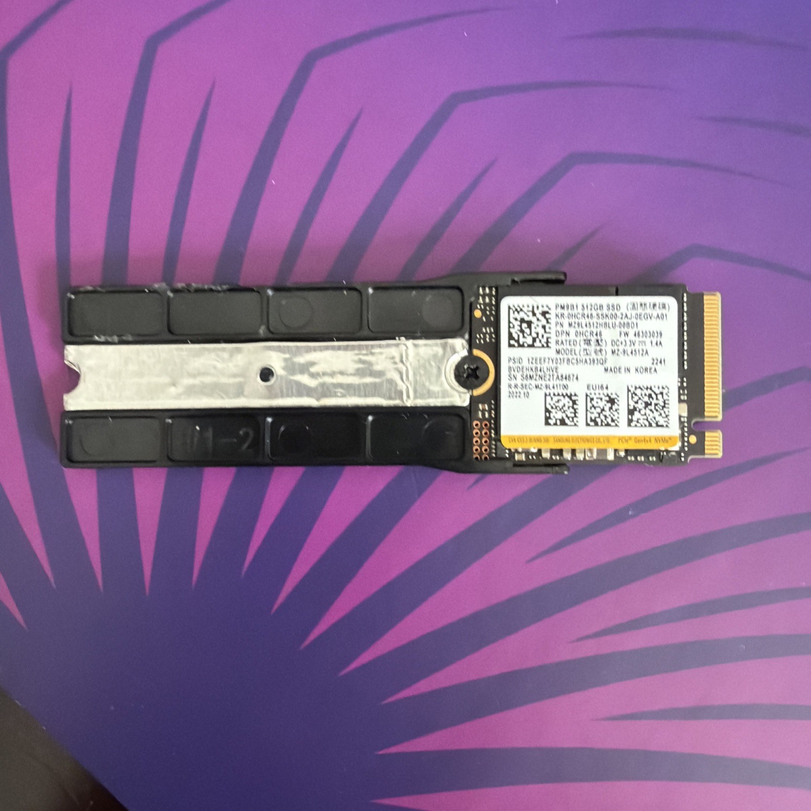 Samsung NVMe PM9B1 512GB Drive 2230