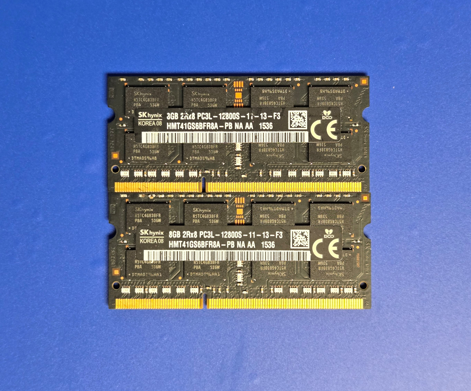 16GB Kit (2x8GB) SK Hynix DDR3L-1600 1.35V SODIMM | Tested HMT41GS6BFR8A-PB iMac
