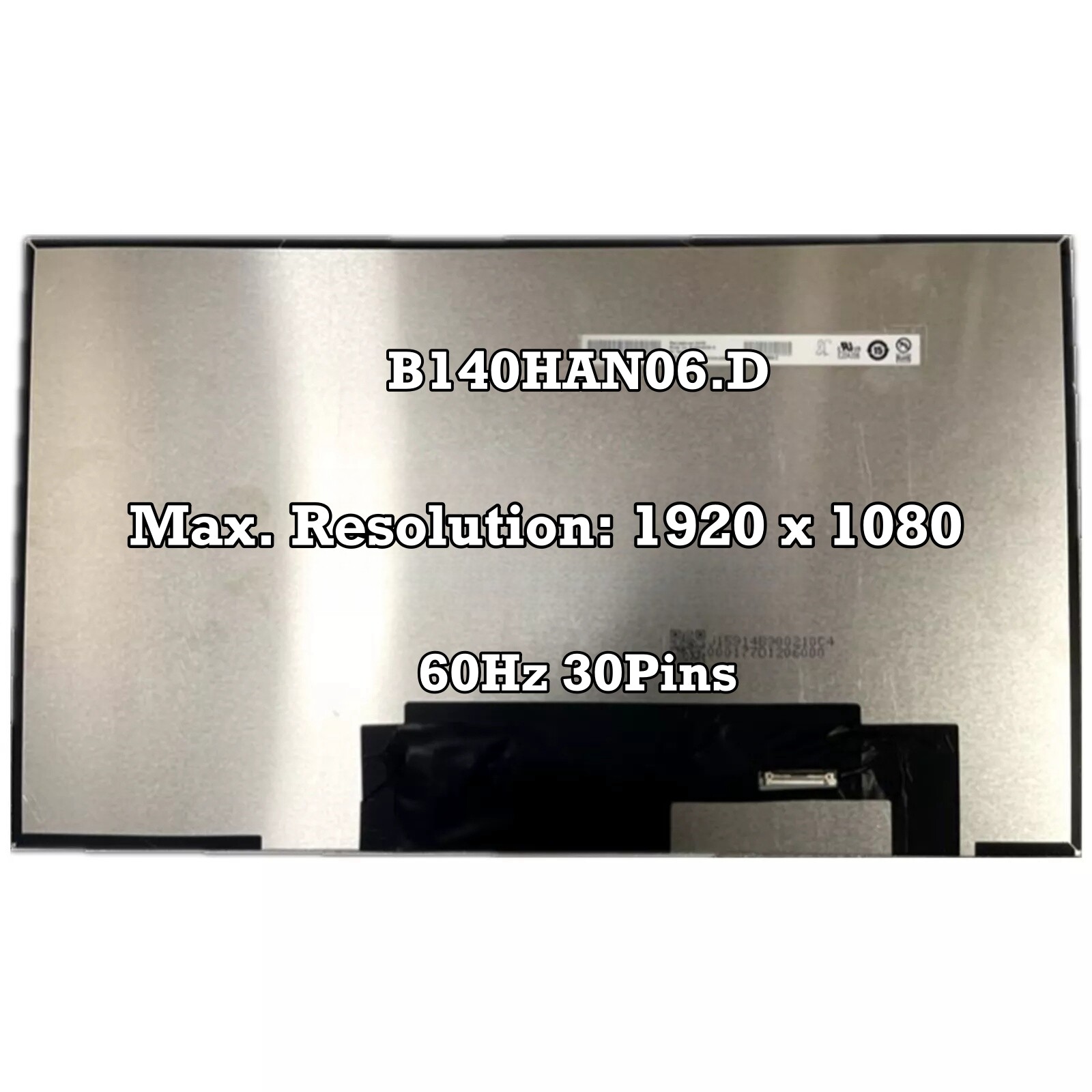B140HAN06.D LCD Screen Replacement LED Display Panel Matrix NEW FHD 1920×1080