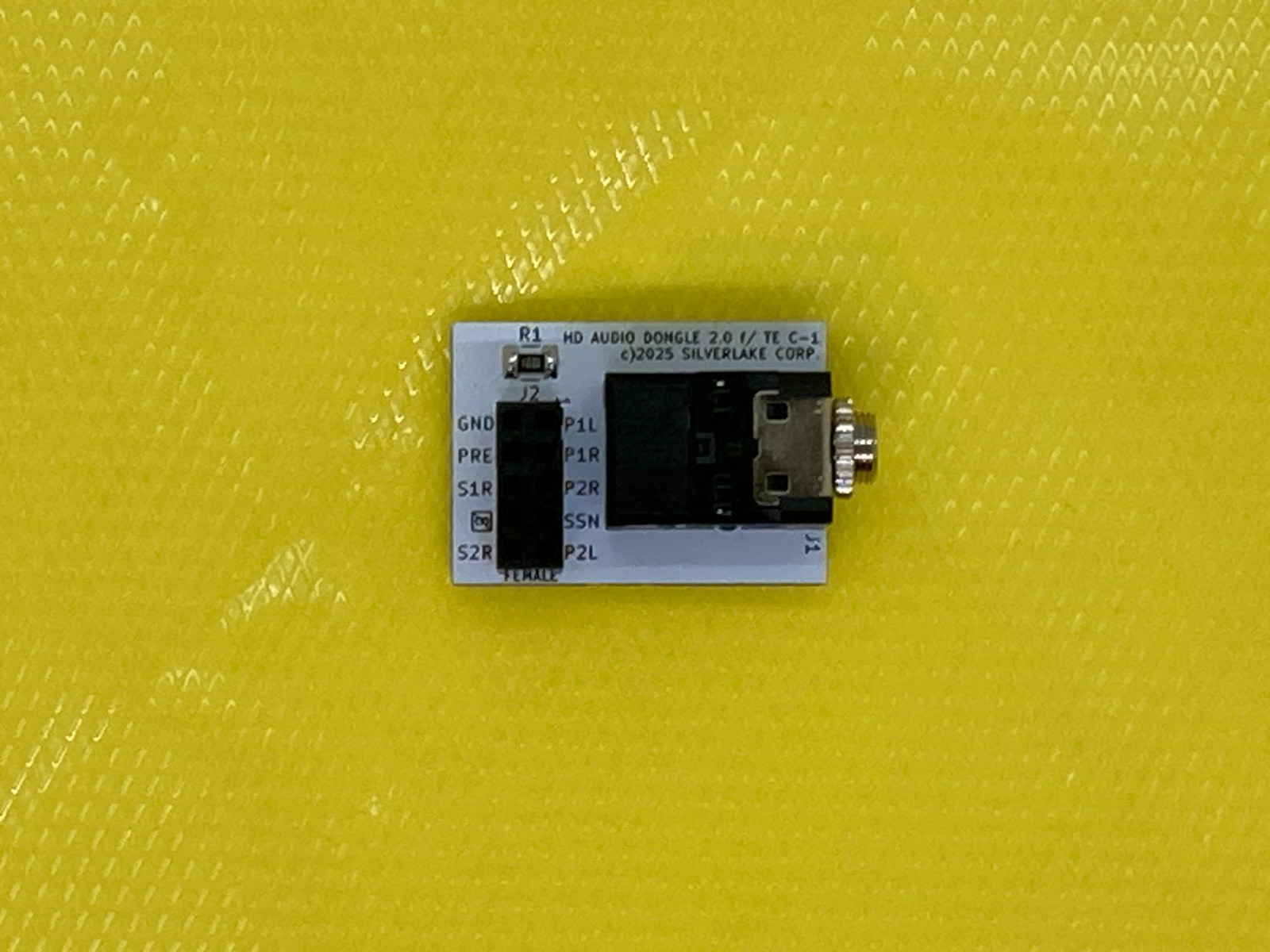 Intel HD Audio Dongle/Front Panel Jack for Teenage Engineering Computer-1 Case 2