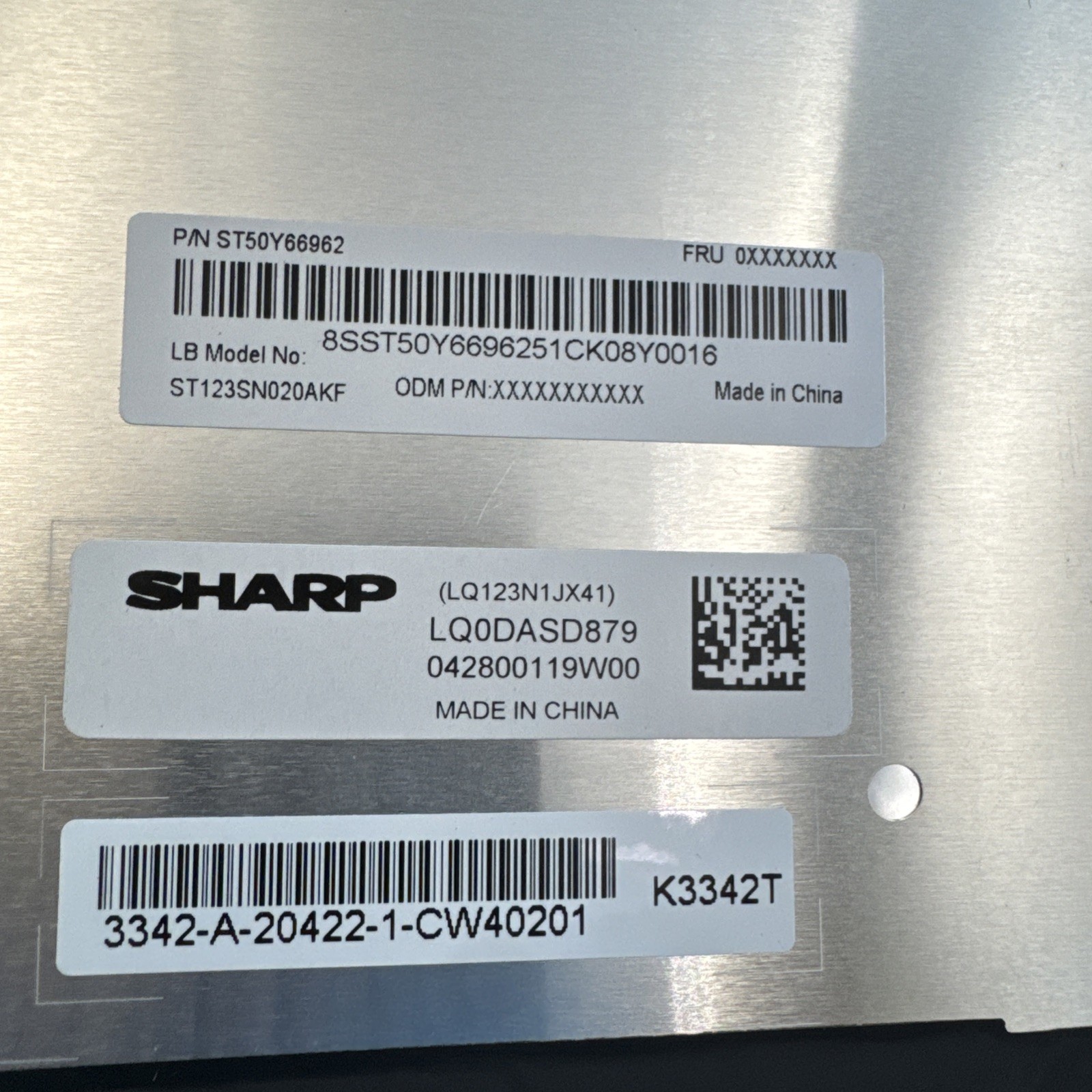 New Sharp 14.5″ 3K 120Hz Laptop Screen – LQ0DASD879 (3072×1920) 40-Pin