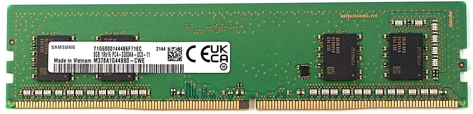 M378A1G44BB0-CWE – Samsung 8GB PC4-25600 DDR4-3200MHz non-ECC 288-Pin UDIMM RAM