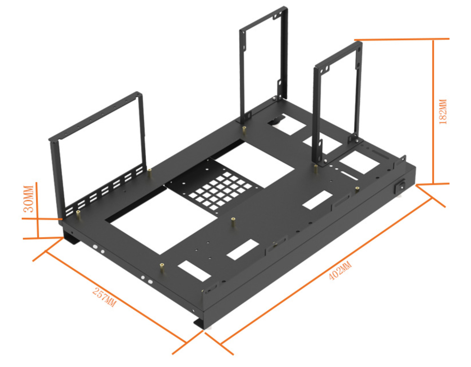 W01 DIY Portable Test Bench Open Air PC Frame Fits X79 X99 Mobo ATX MATX ITX
